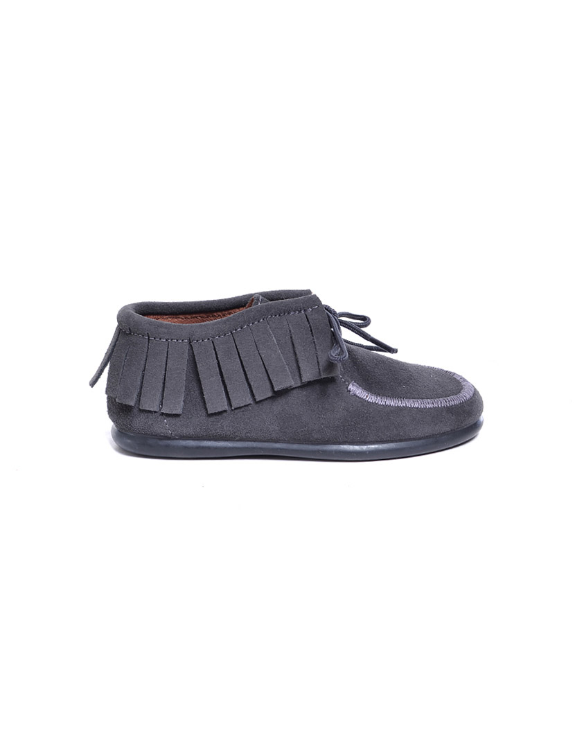 Girls' Shoes with Grey Fringes