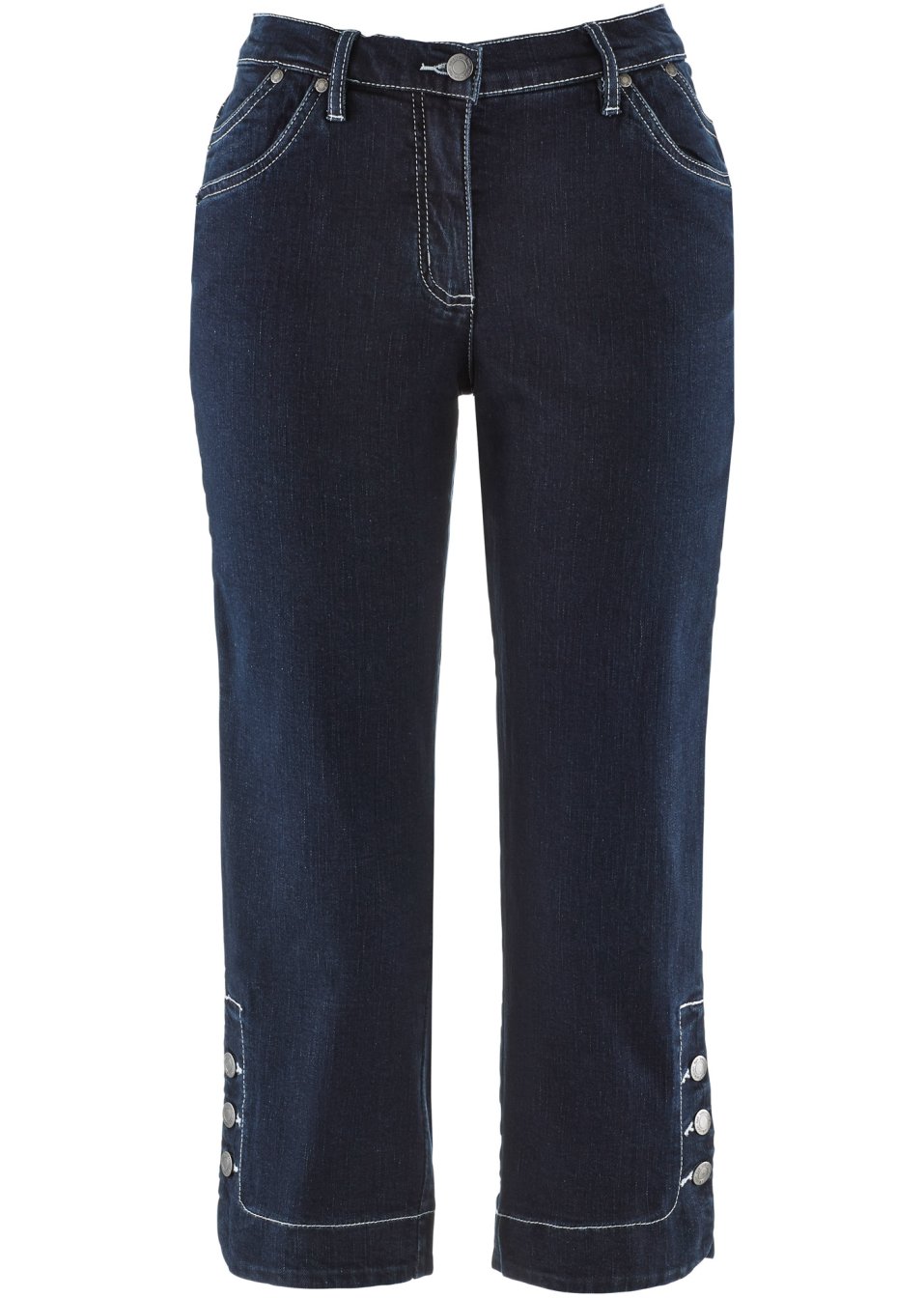Pantacourt en jean extensible