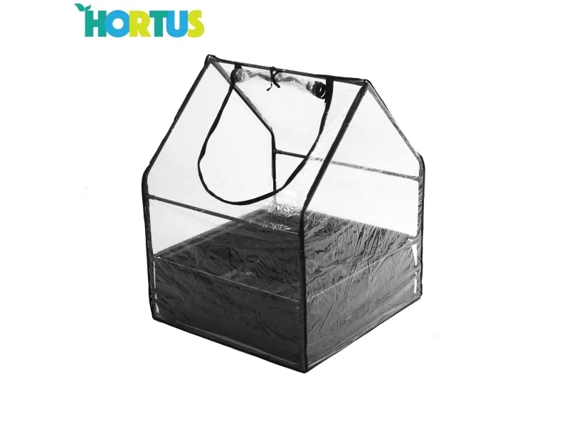 HORTUS Mini drivhus m/ bund 65 x 65 x 85 cm (211-180)