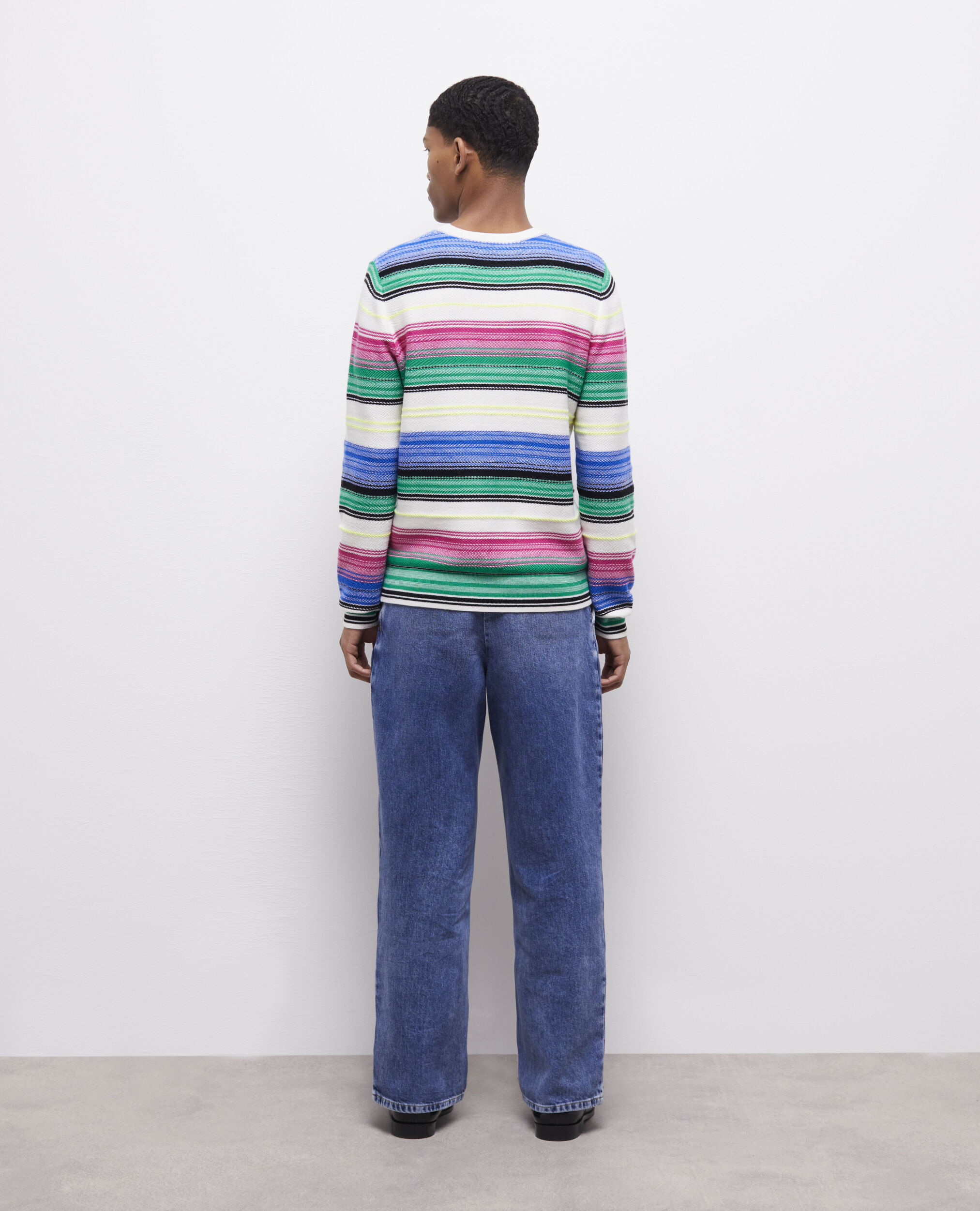 Pull imprimé en laine