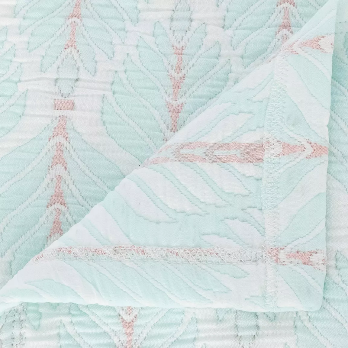 Couvre-lit tissé (260 x 240 cm) Wild Bleu clair