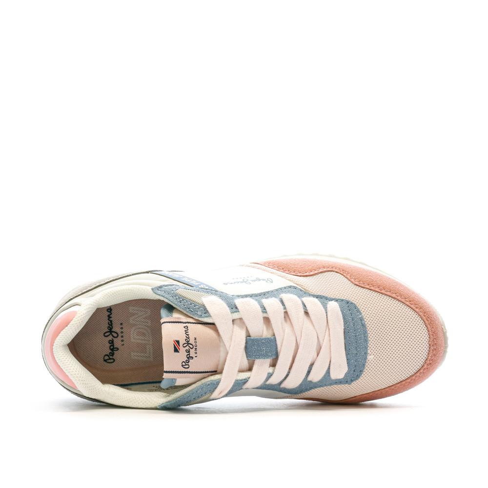 Pepe jeans Baskets Corail/Blanc/Gris Garçon Pepe jeansLondon May
