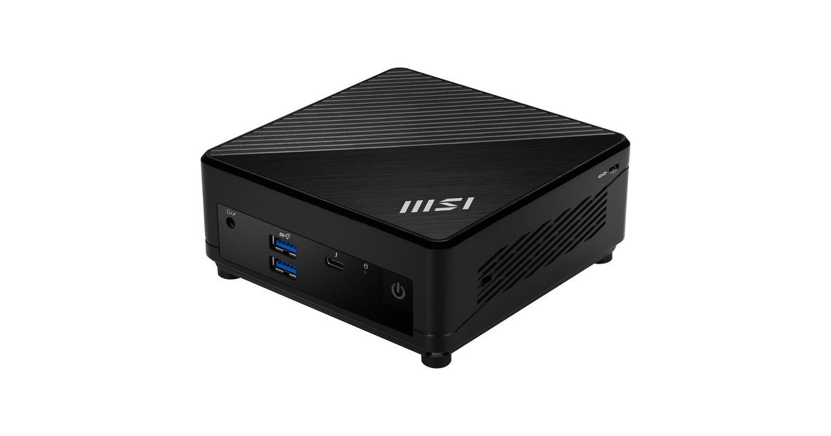 MSICubi 5 12M-005EU pc-systeem  (Zwart | Core i3-1215U | UHD Graphics | 8 GB | 256 GB SSD)
