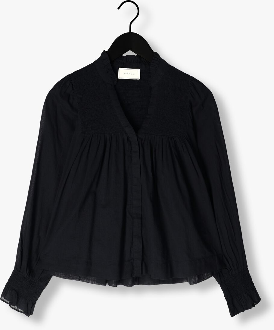 NEO NOIR donkerblauwe neo noir blouse jill s voile blouse
