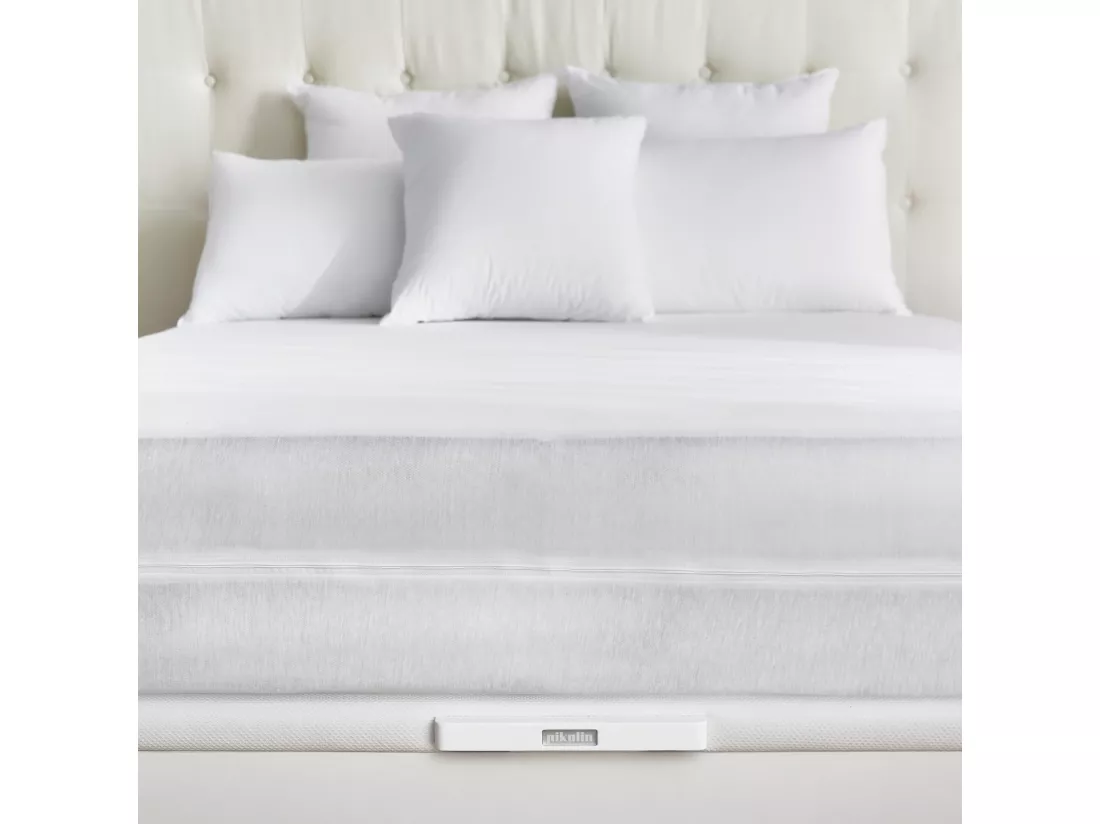 Housse de matelas avec traitement antiallergique