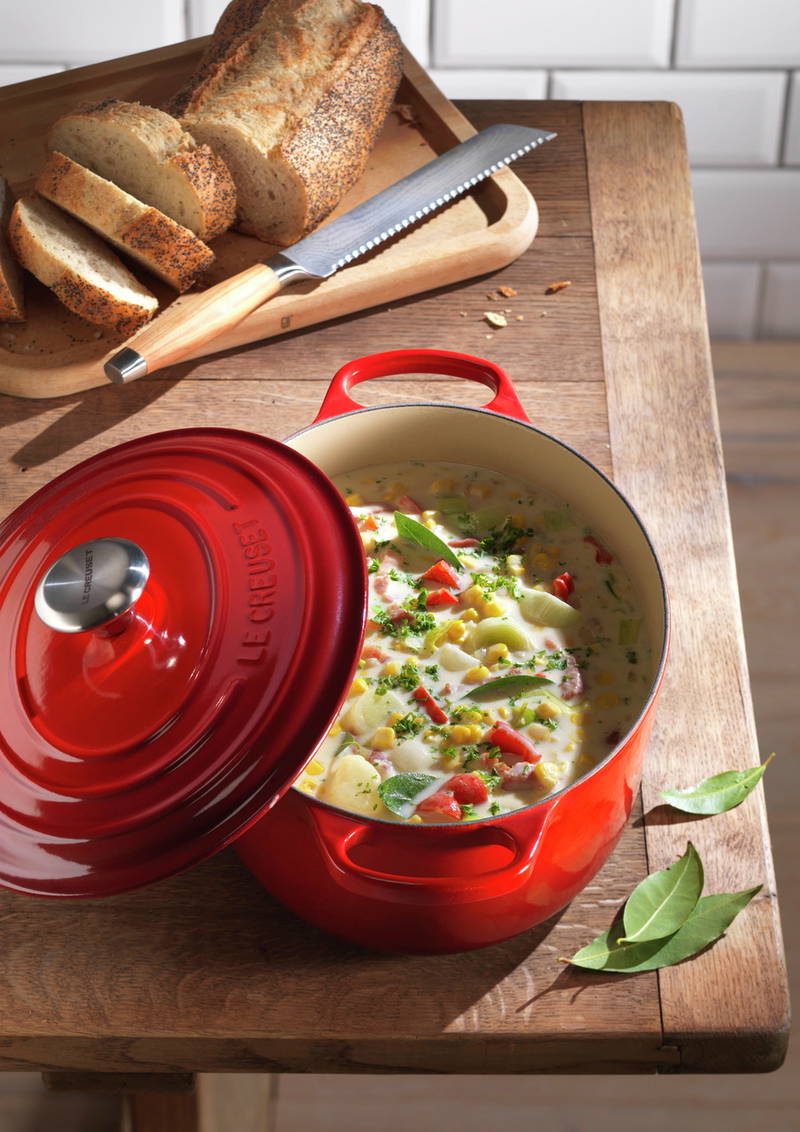 LE CREUSET Bräter Oval 29cm Kirschrot SIGNATURE