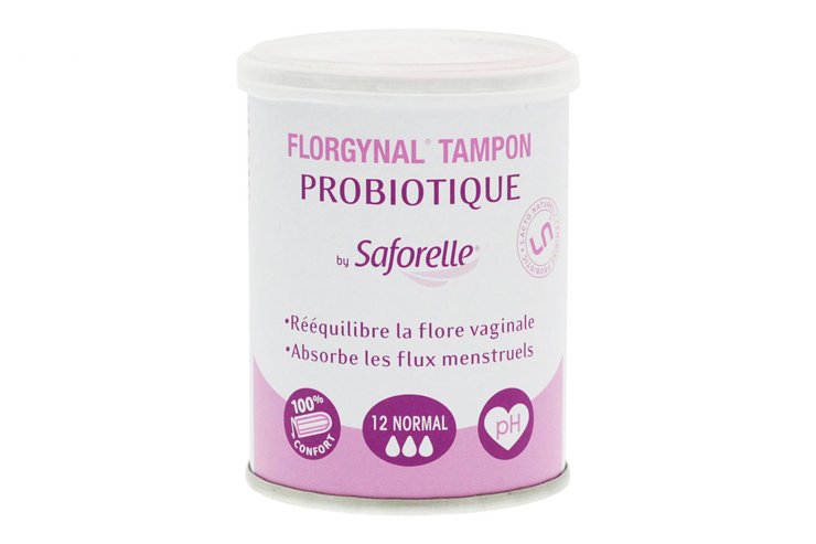 Florgynal 12 tampons avec probiotiques normal sans applicateur
