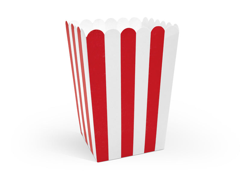 Popcorn Bakjes 12,5cm 6st