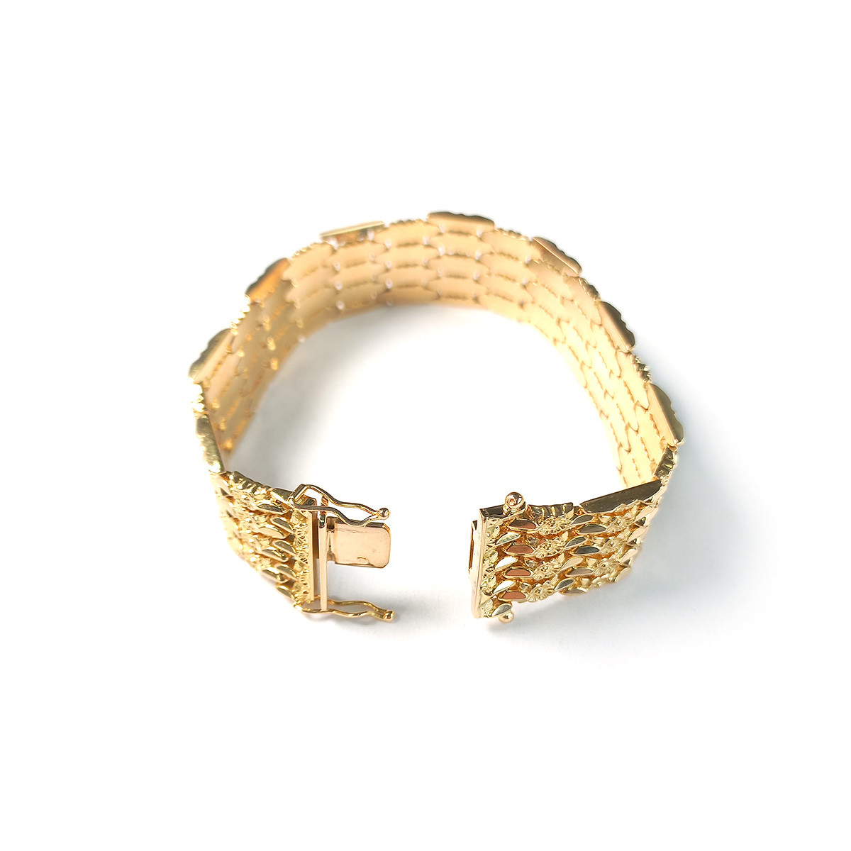 Bracelet d'occasion or 750 jaune 19 cm