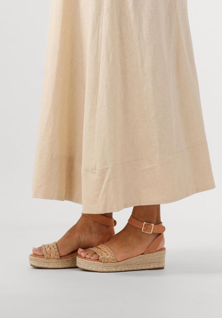 camel ayana sandalen met hak 0047