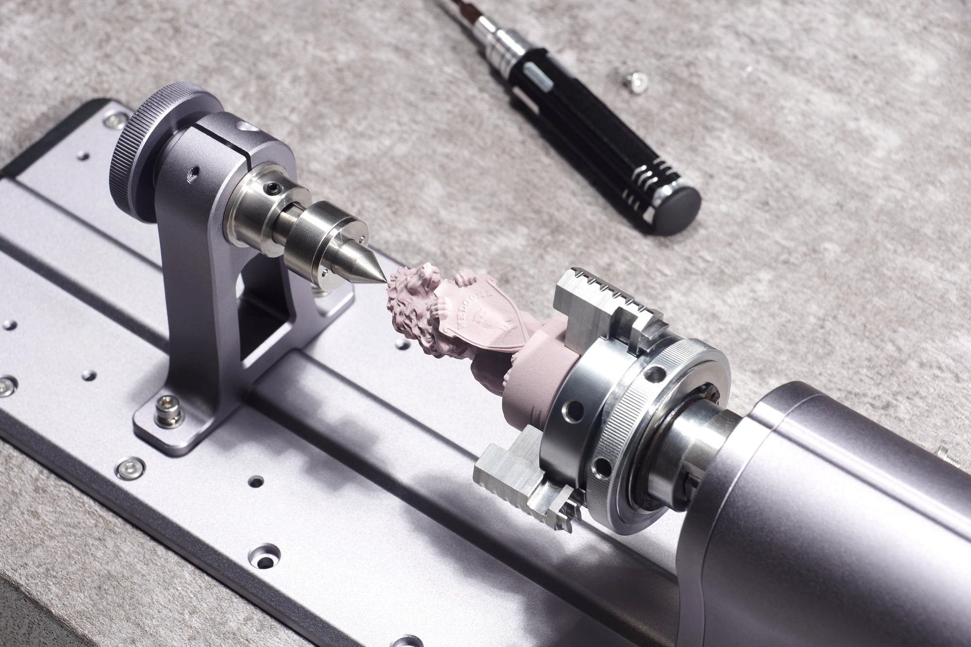 Snapmaker  Rotary Module, A350T/Ray/Artisan    Modul für 4-Achsen-Rotationsfräser und Lasergravur