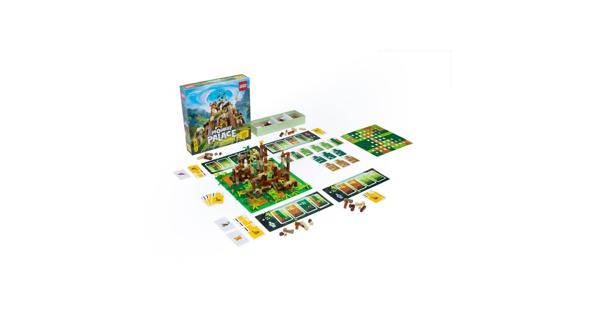 AsmodeeLEGO® Monkey Palace Bordspel  (Frans / Nederlands, 2 - 4 spelers, 45 minuten, Vanaf 10 jaar)