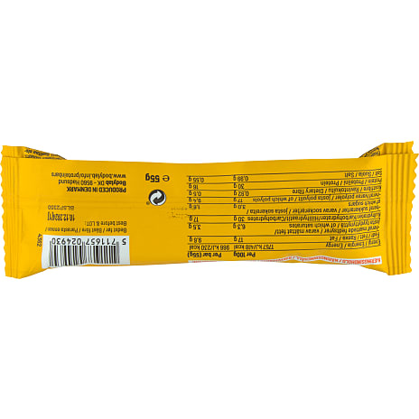 Proteinbar m. peanuts og karamel
