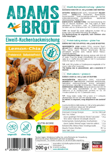 Adams Cakemix Lemon Chia 200GR