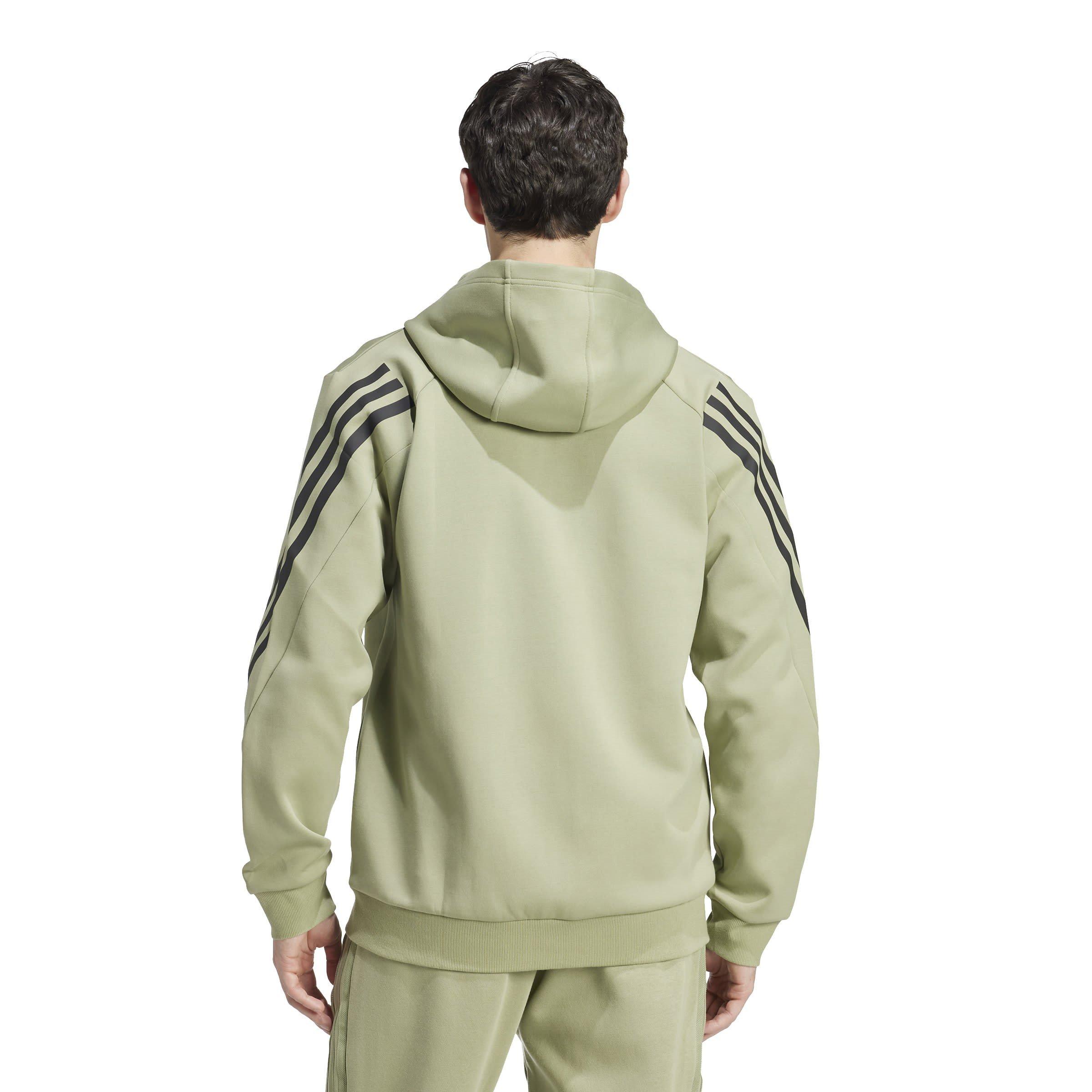 adidas Future Icons 3 Stripes Full Zip Hoodie Mens
