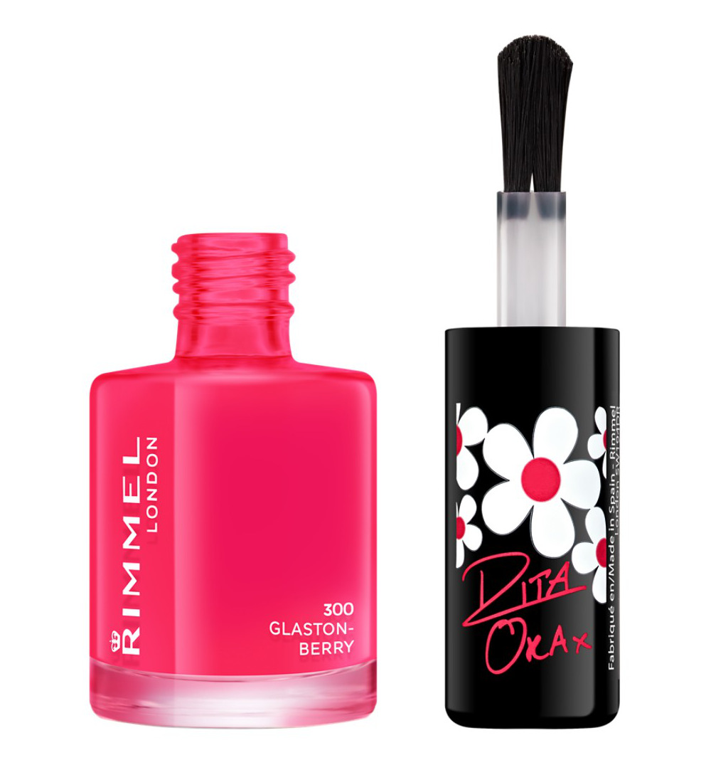 Rimmel 60sec Rita Orax nagellak : 300 – Glaston-Berry (8 ml)