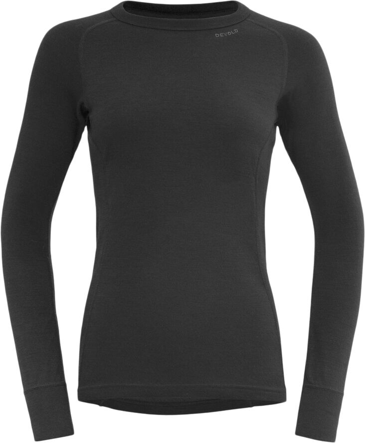 Devold DEVOLD W DuoActive Shirt, Black Sort