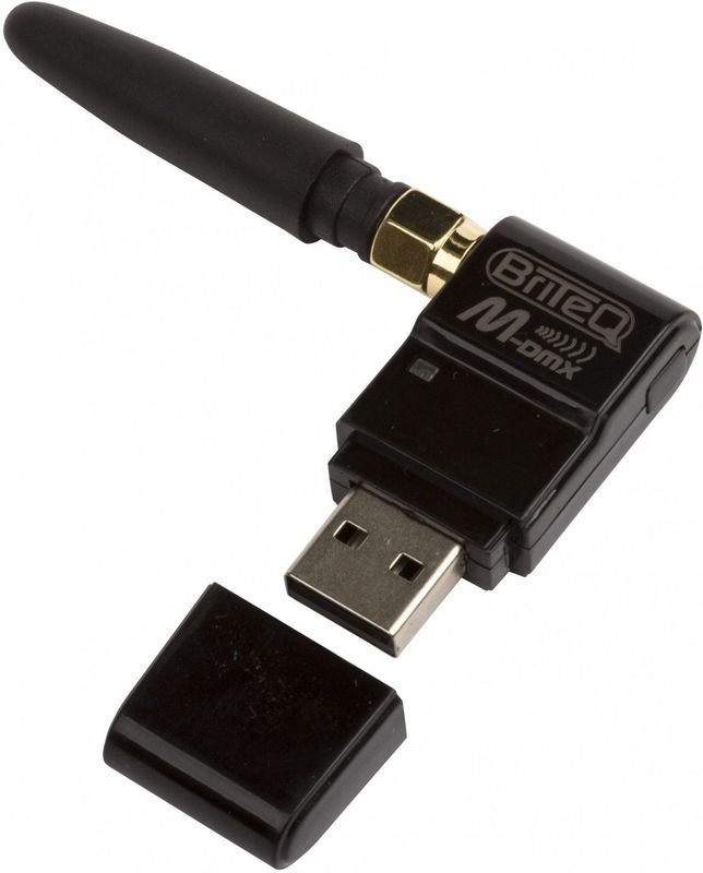 Briteq - WTR-DMX Dongle - Ontvanger voor Draadloos DMX