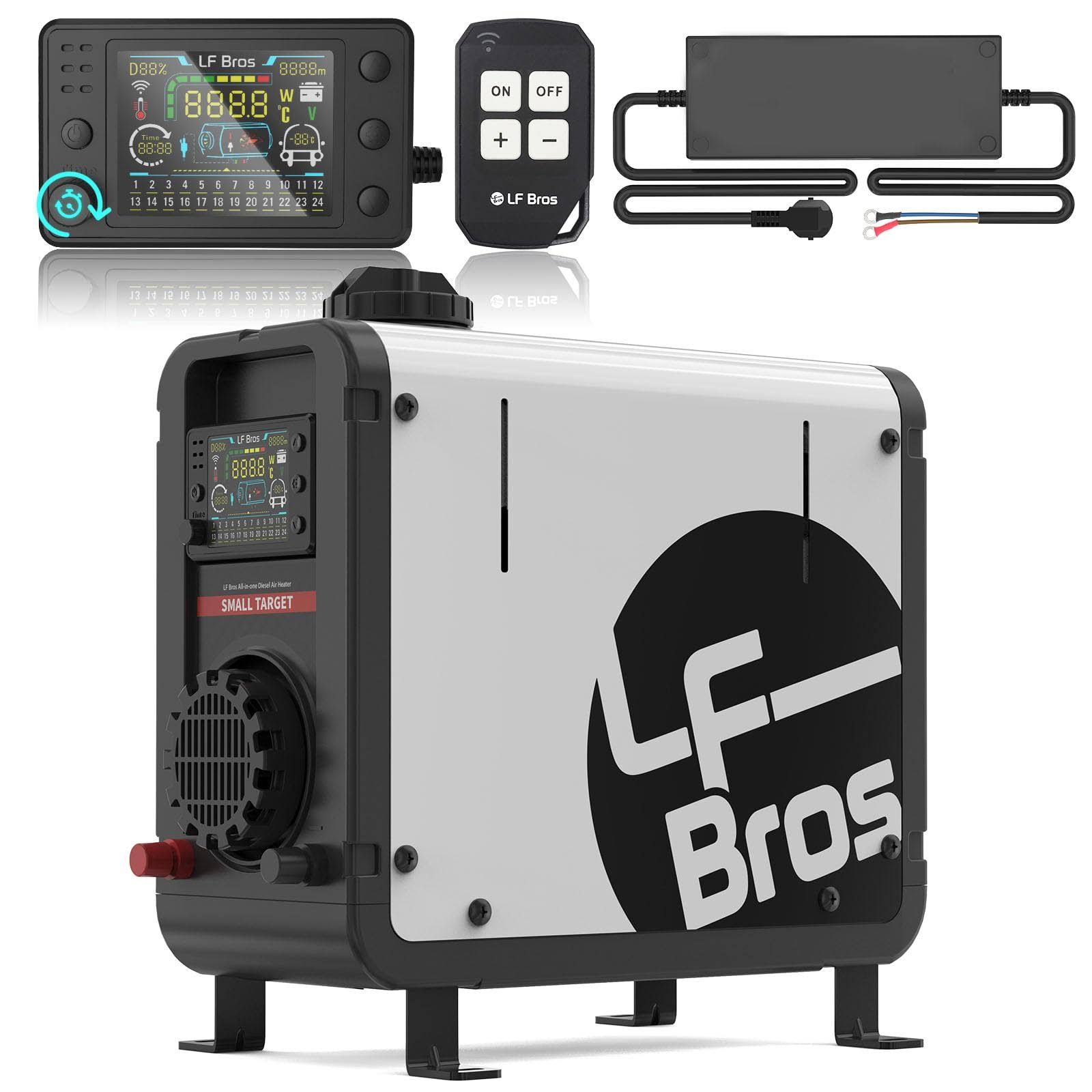 LF Bros Standheizung Diesel 12V/24V/220V-240V–Dieselheizung 5 kW mit T