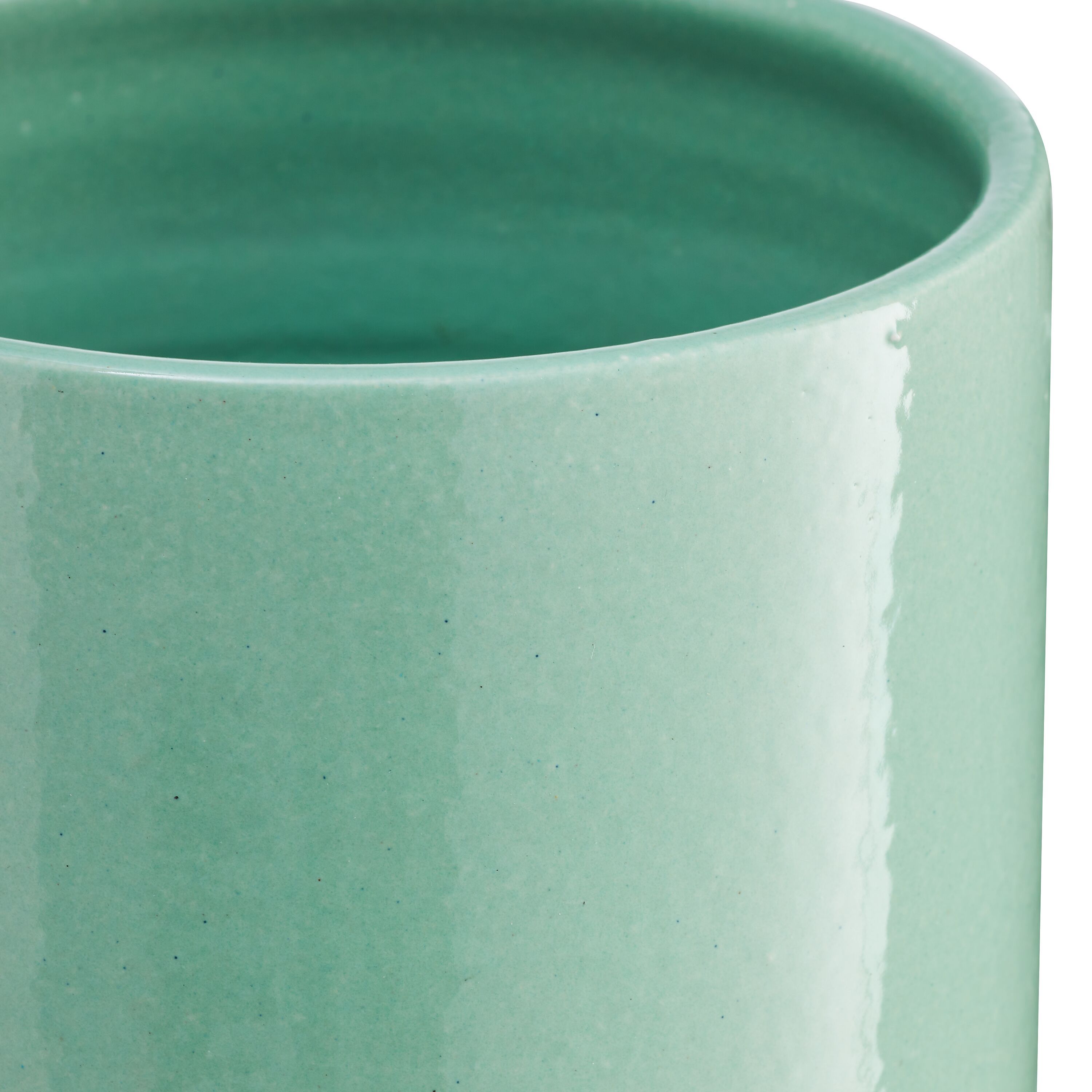 SE-CIAO Übertopf klein grün 14x13 - Mint / H: 14.0 cm