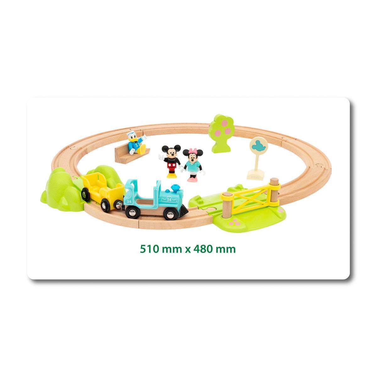 BRIO Spiel Micky Maus Eisenbahn-Set