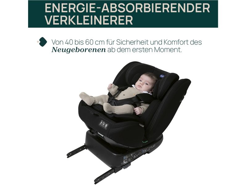 Chicco Kindersitz Unico Evo i-Size Classic 40 - 150 cm Autokindersitz mit 360° Drehfunktion