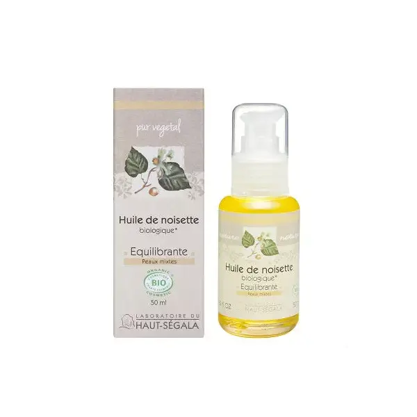 Óleo Vegetal Virgem Orgânico de Avelã Haut-Ségala 50ml