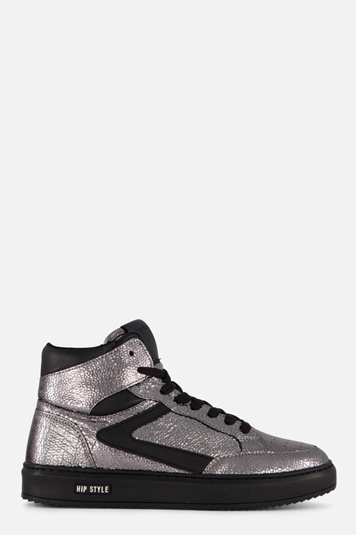 HIP hoge sneakers metallic zilver