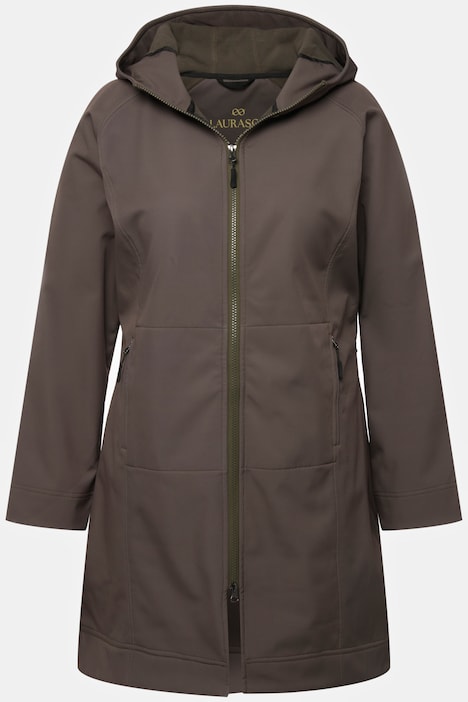 Softshell-Jacke, 3fach Funktion, Kapuze, Langarm