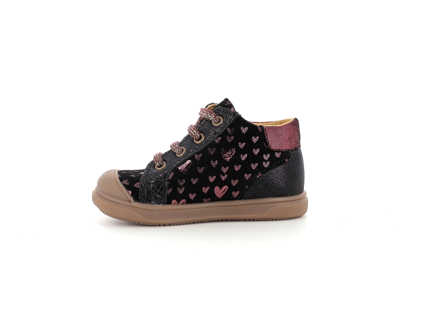 Bopy-ROZITAL Cuir Noir Bordeaux