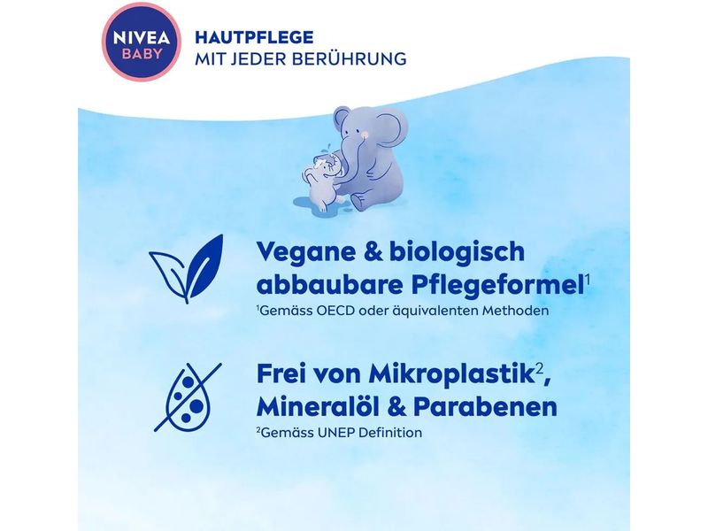 NIVEA BABY Shampoo Extra Mild 200 ml Shampoo mit integrierter Pflegespülung schützt und stärkt die Kopfhaut und das Haar