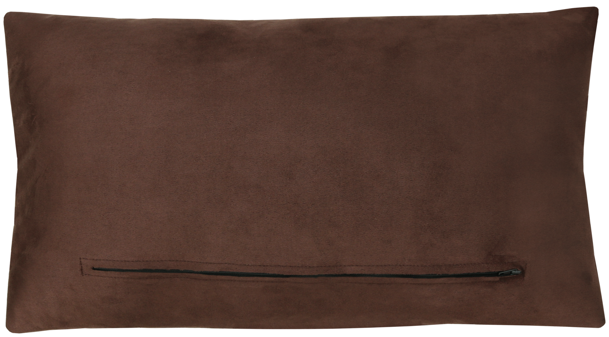 Kussen ruit suède d.choco 57x35cm