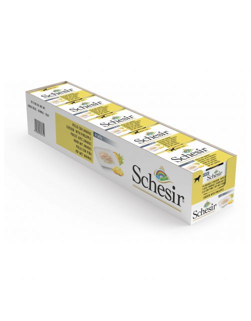 Schesir Hond Blik Gelei 150 g - Hondenvoer