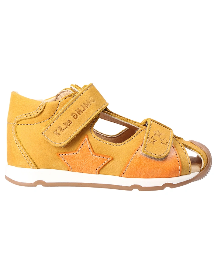 Sandalen URBI mit Zehenschutz in gelb