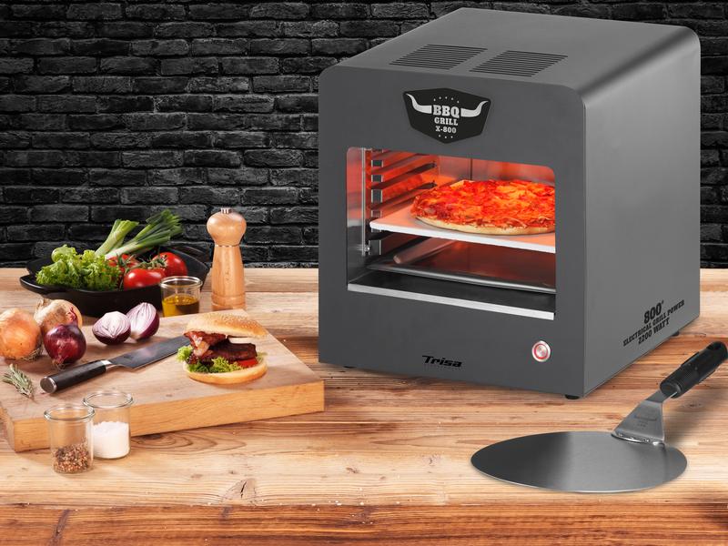 Trisa Elektrogrill BBQ-Grill X800 Elektrogrill mit Temperatur bis 800 °C