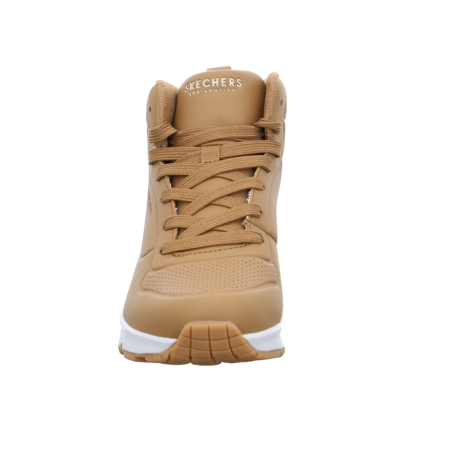 SKECHERS Mid Cut Sneaker Cognac Lederimitat