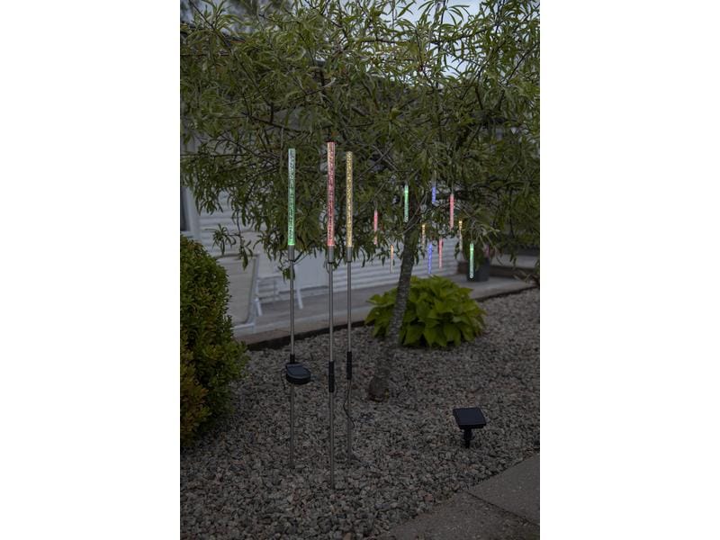 Star Trading Gartenlicht Solardekoration Bubbly, Mehrfarbig Dekoleuchte geeignet für den Aussenbereich