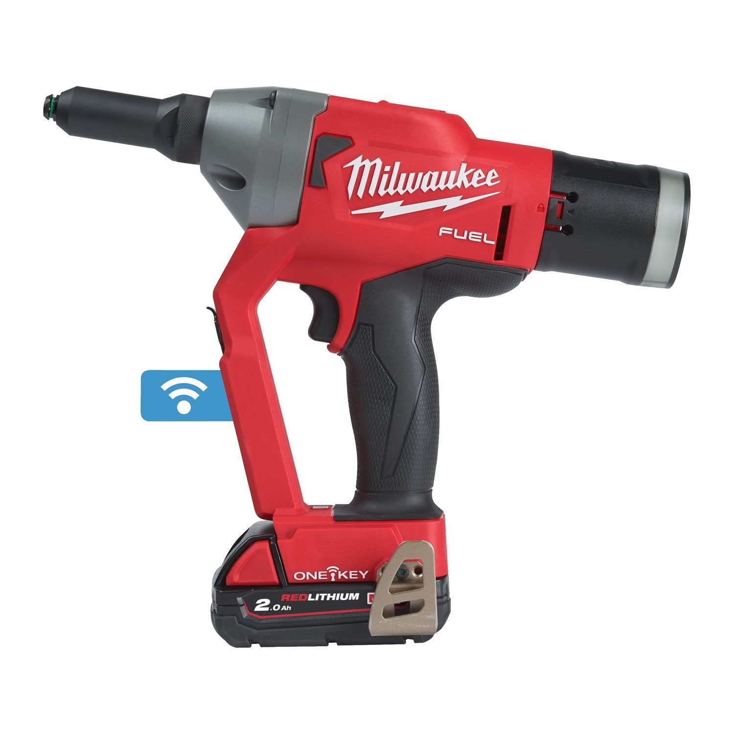 Milwaukee M18 ONEFPRT-202X ONE-KEY™ Accu Blindklinknageltang 18V 2.0Ah Li-Ion in HD-Box - 4933478602