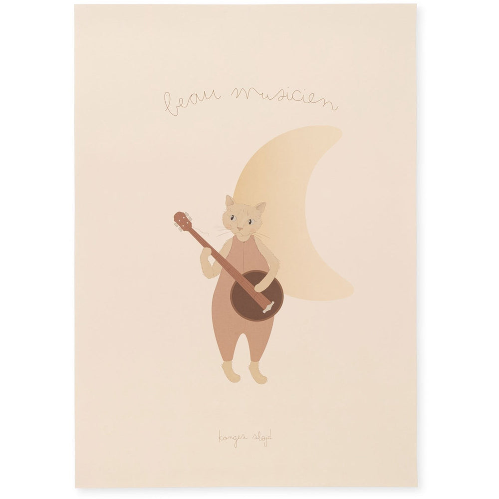 Køb Konges Sløjd Belle Musicien Plakat