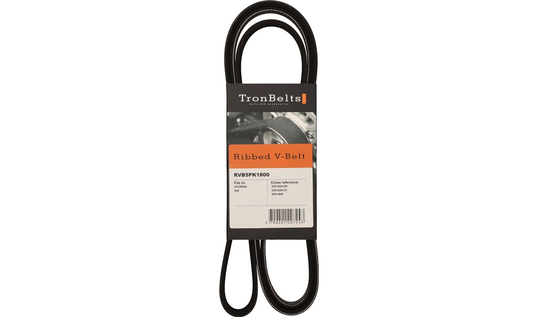 Multi v-rem 5 pk x 1800 mm
