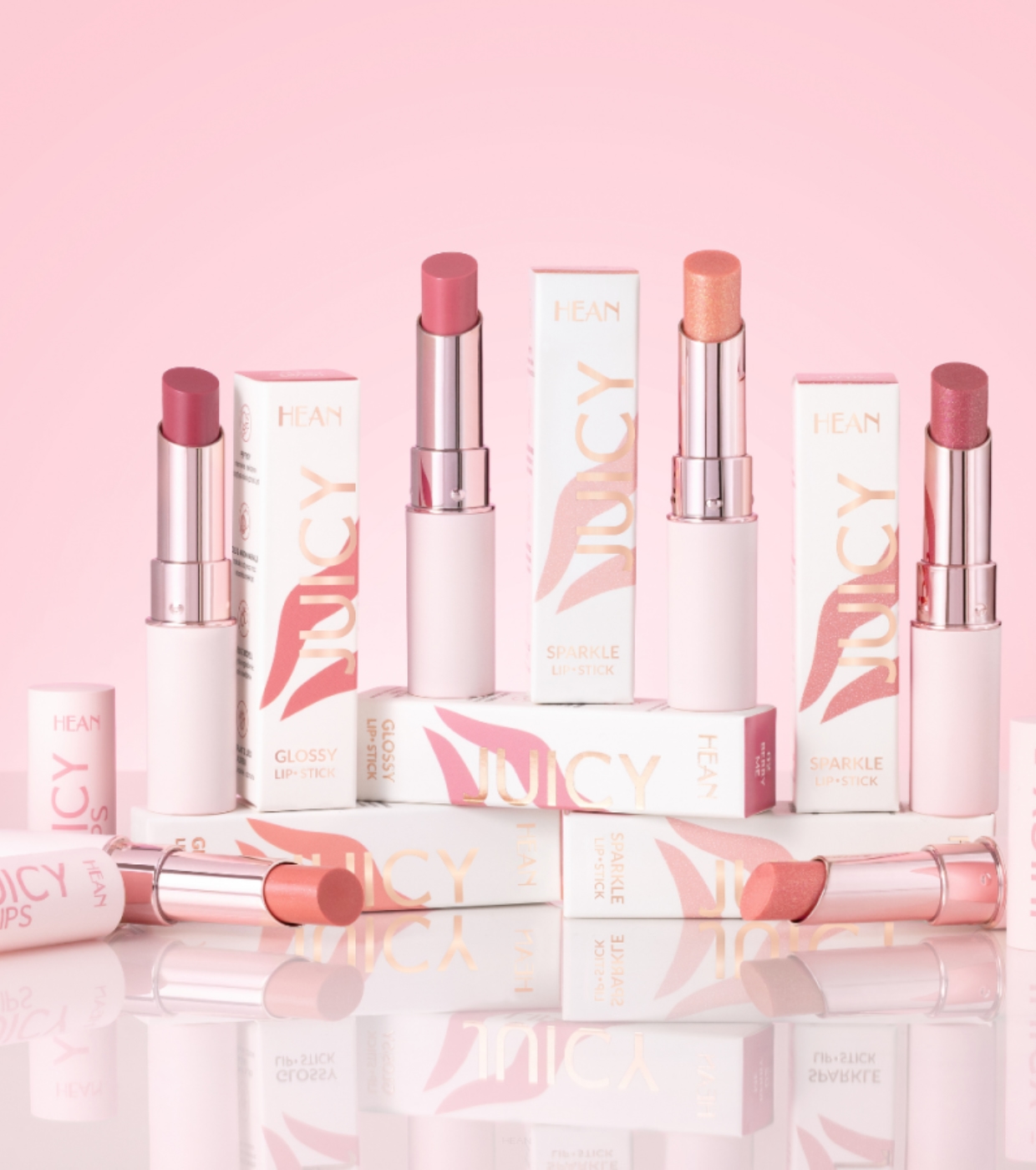 Hean - Batom Juicy Glossy - 05: Rose All Day