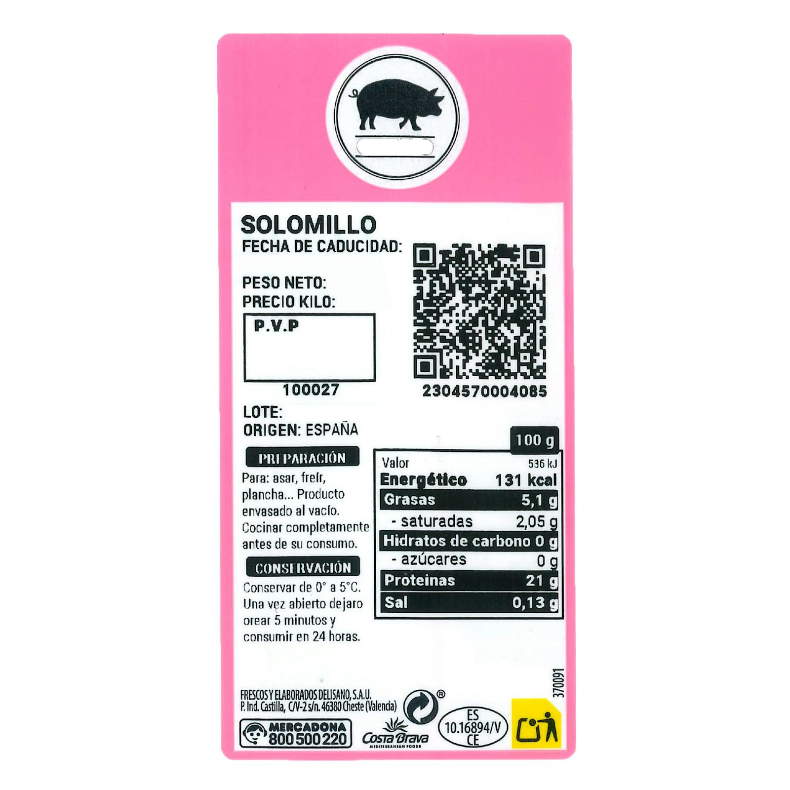 Filet de porc