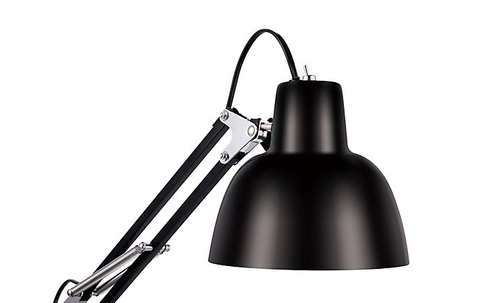 Lampe de table incandescent Ginaz GoodHome E14 noir