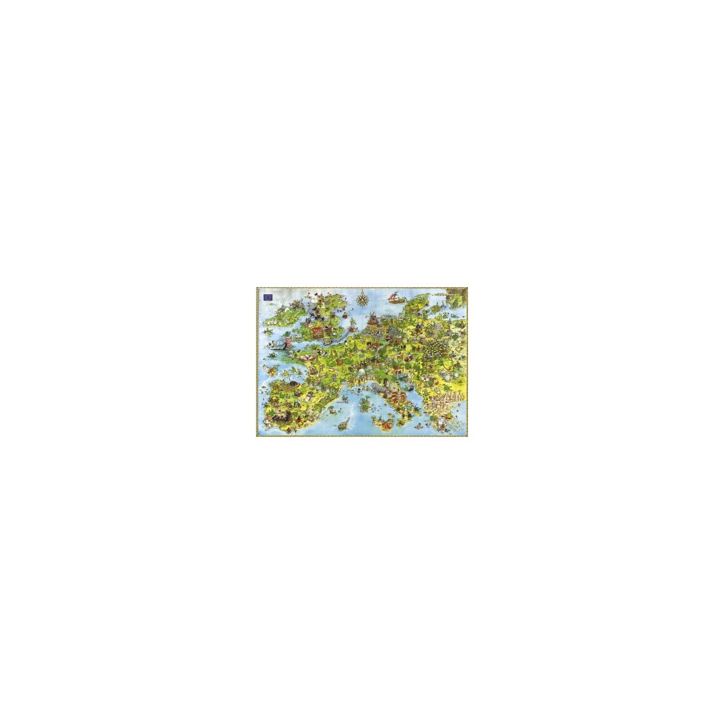 Puzzle - United Dragons de Marino Degano - 4000 Pièces