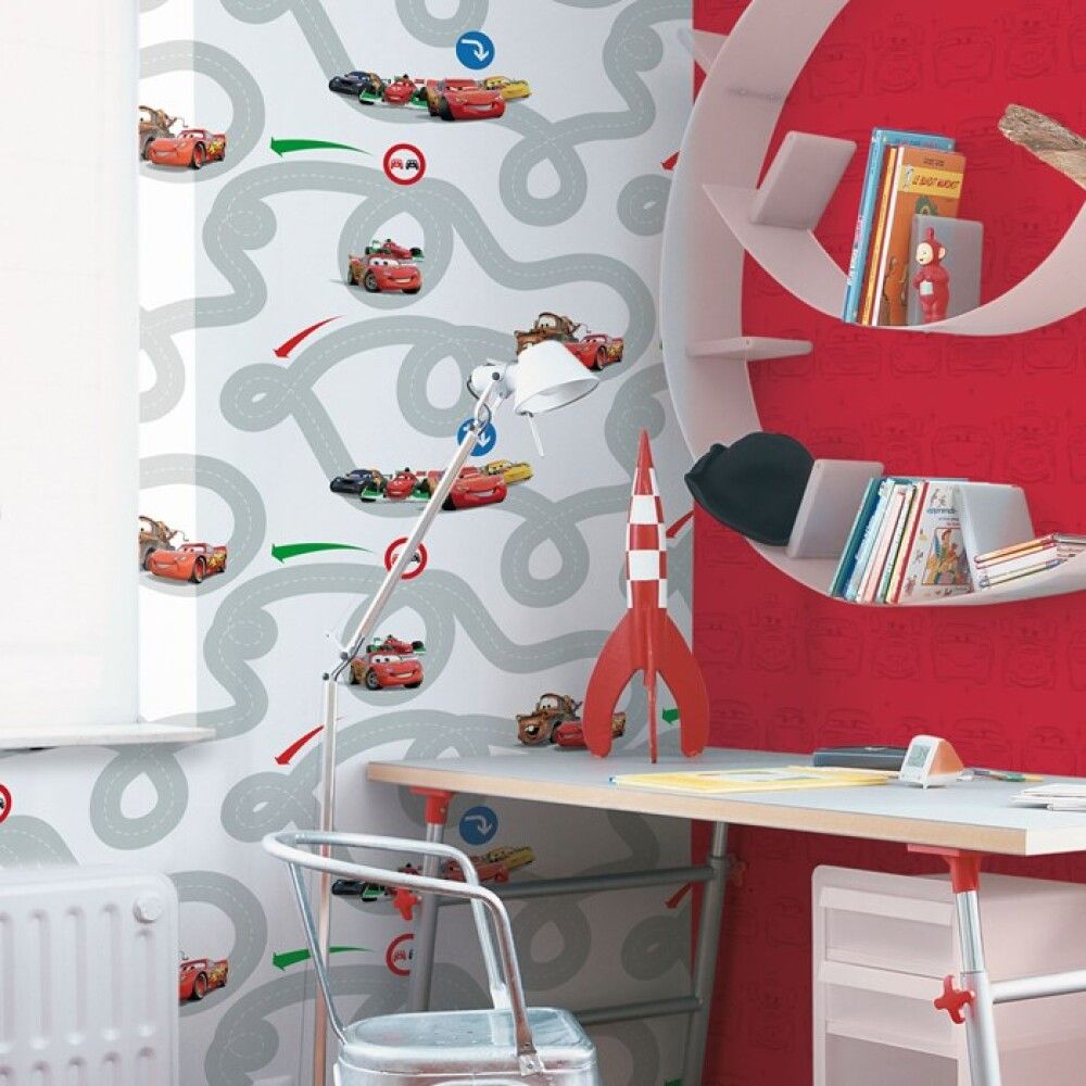 TAPET GRAHAM & BROWN DISNEY CARS RACETRACK