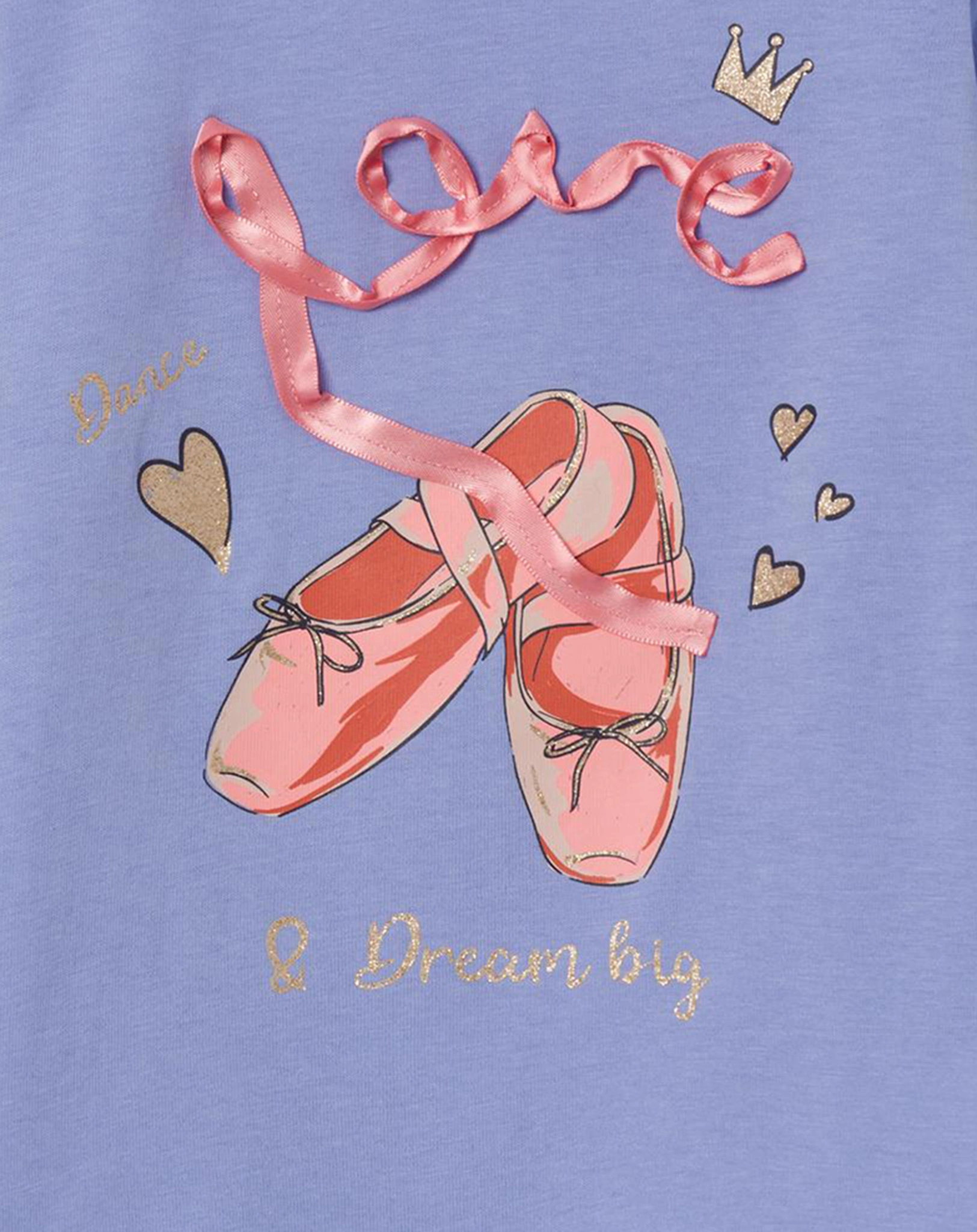 Langarmshirt NMFTINELLA DREAM BIG in blau