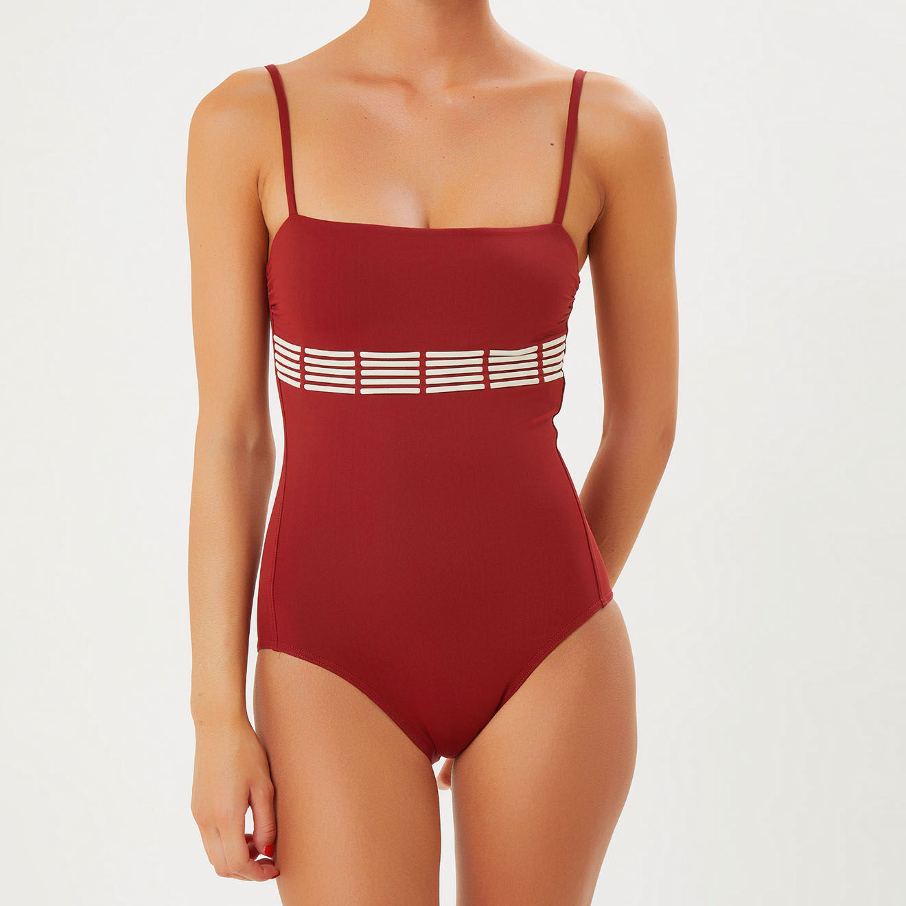 Iodus Maillot de Bain 1 pièce Eneko bordeaux