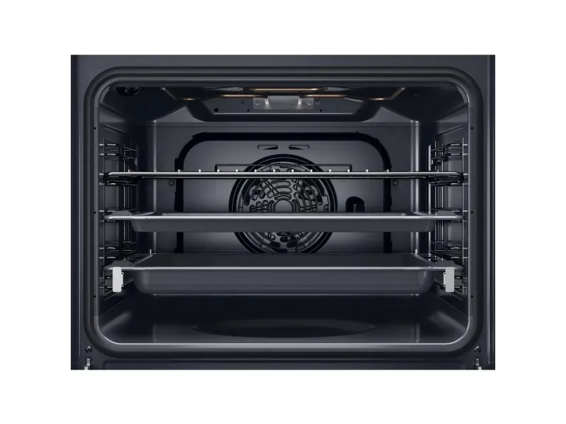 Whirlpool OMR58HU1B - Ovn - til indbygning - niche - bredde: 56 cm - dybde: 56 cm - højde: 58.3 cm - med selv-rengøring - Klasse A  - sort