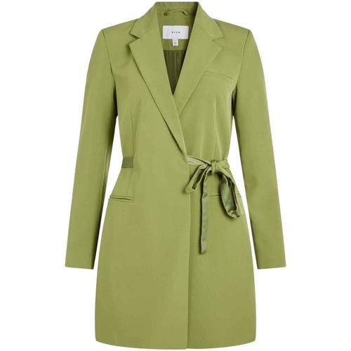Vila - VIMYA L/S BLAZER DRESS Verde