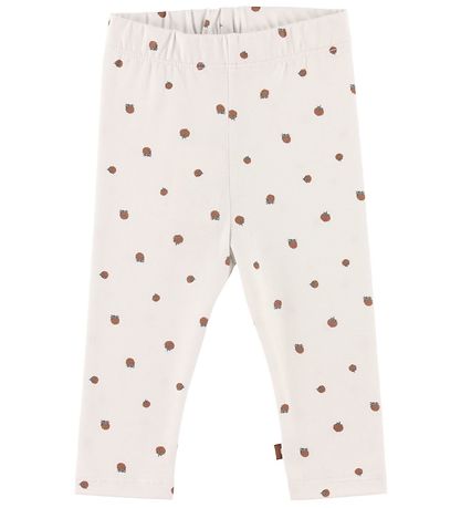 Smallstuff Leggings - Jordb?r - White/Rosehip